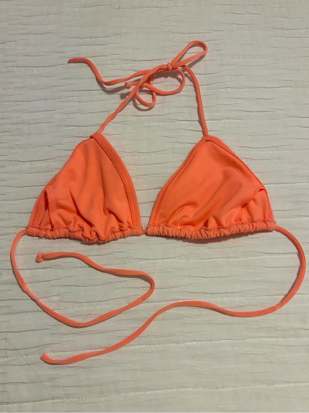 Billabong Neon Coral Triangle Bikini Top - Picture 2 of 3